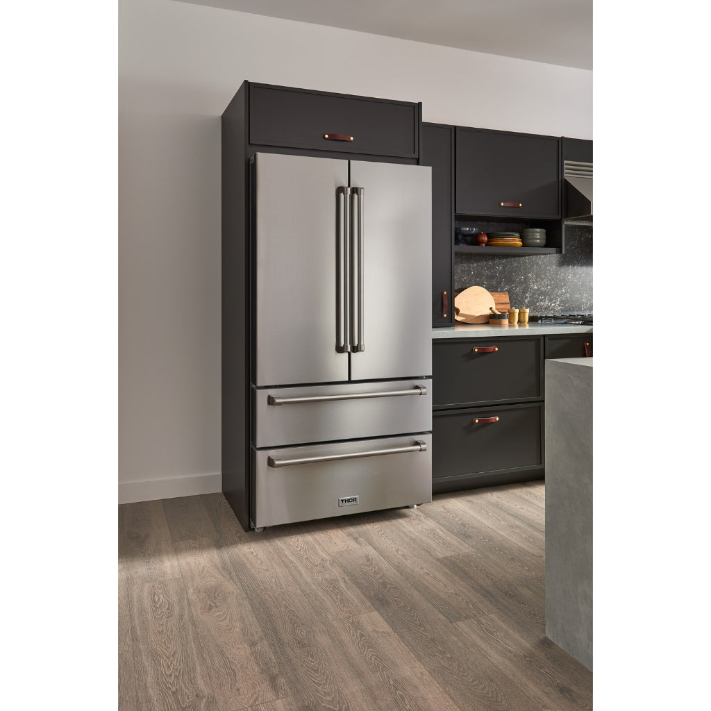 TRF3602 - 36 Inch Professional French Door Refrigerator with Freezer Drawers
