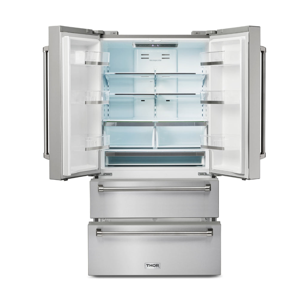 TRF3602 - 36 Inch Professional French Door Refrigerator with Freezer Drawers
