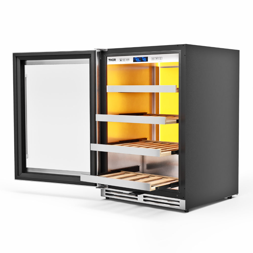 TWC24UL - 24 Inch Single Zone Wine Cooler, 45 Wine Bottle Capacity